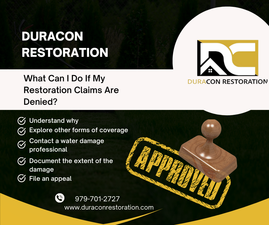 How to Get Your Restoration Claims Approved After A Denial